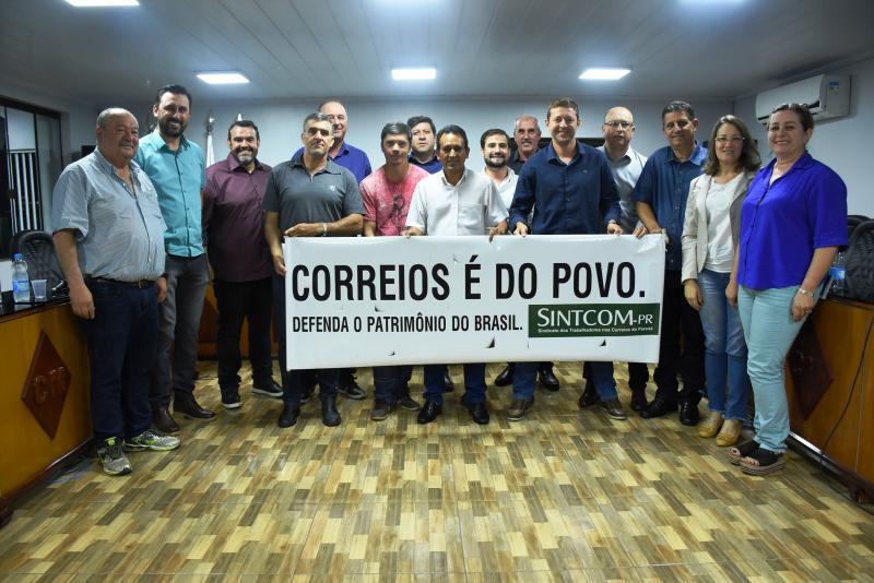 Vereadores aprovam Moção de Apelo em prol da manutenção dos Correios